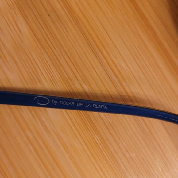 Oscar De La Renta Sunglasses Brown Tortiose Shell & Blue MOD 1270 200 Womens - Picture 9 of 15